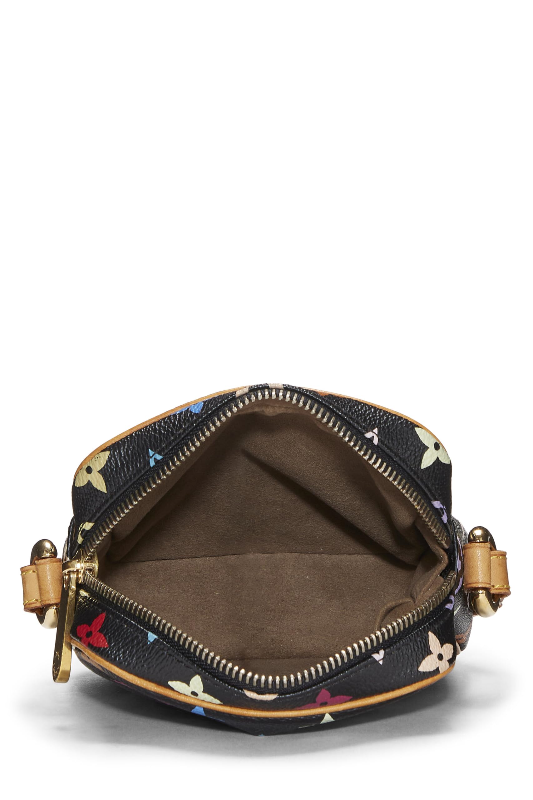 Louis Vuitton,  Takashi Murakami x Louis Vuitton Black Monogram Multicolore Rift, Black