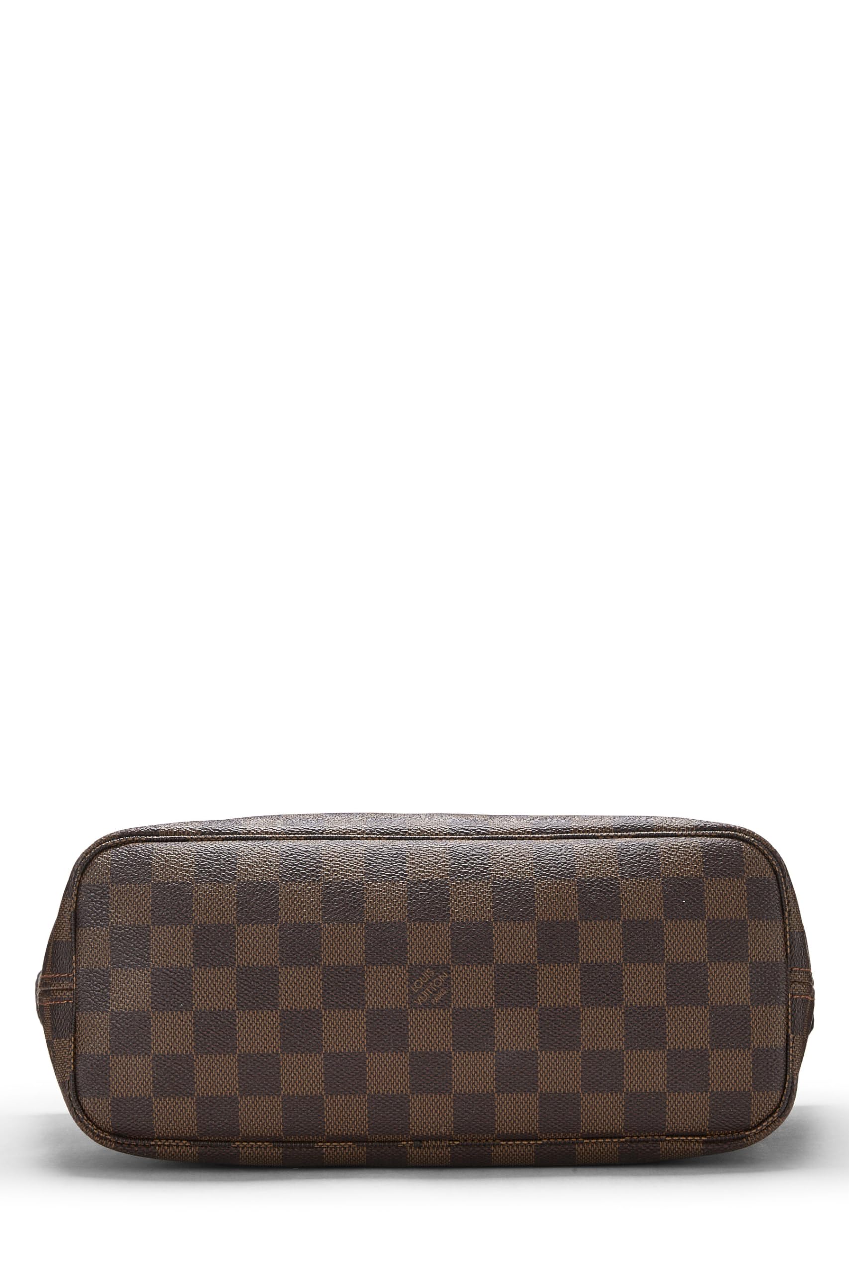 Louis Vuitton,  Damier Ebene Neverfull PM, Brown