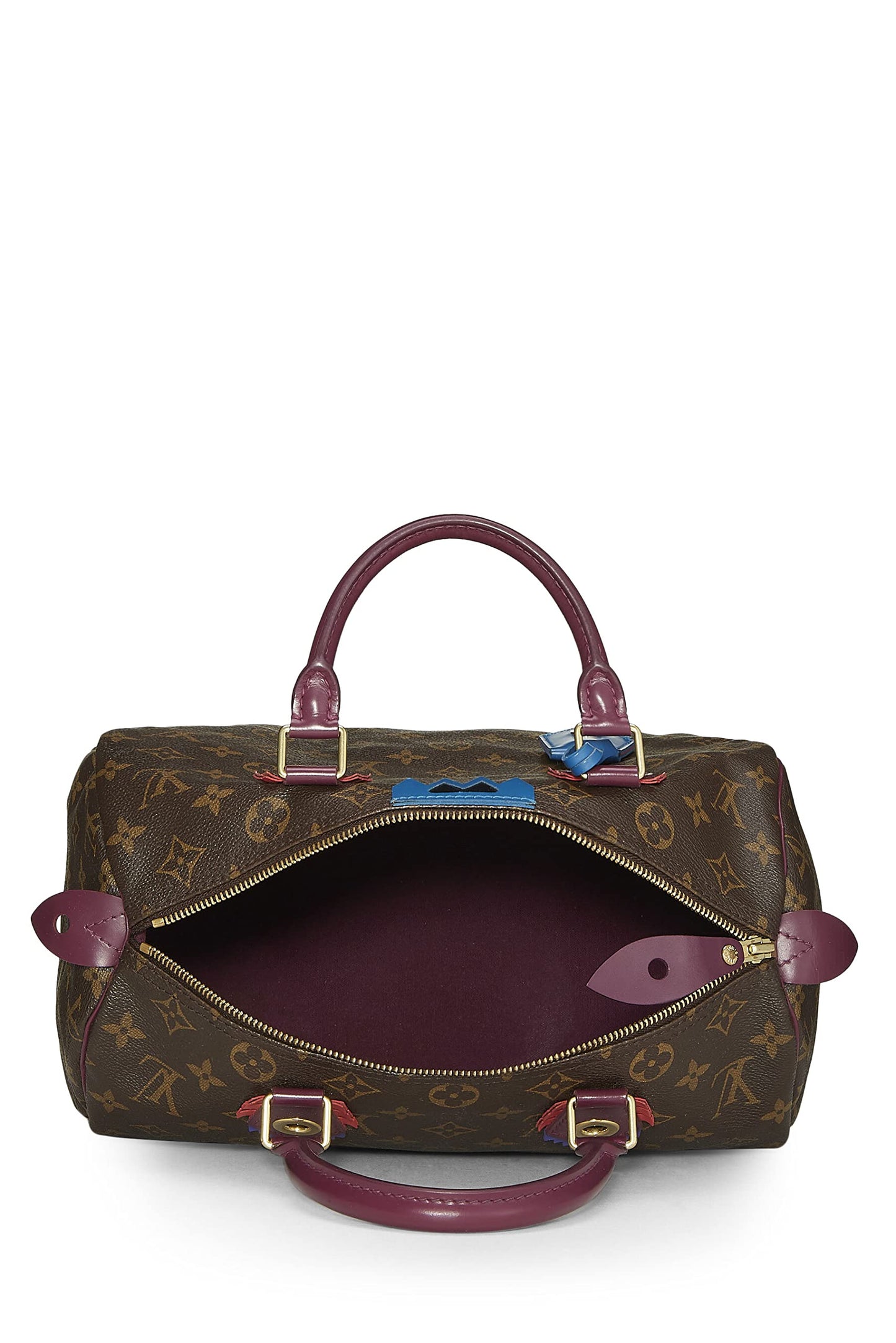 Louis Vuitton,  Monogram Canvas Totem Speedy 30, Purple