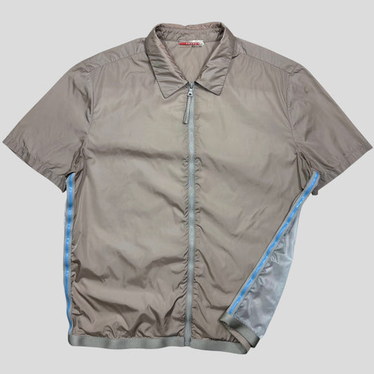 Prada Handbag Sport Transparent Panelled Gel Seam Shirt - Nylon