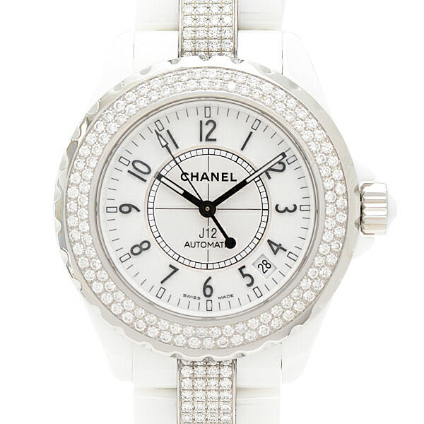 Chanel White Ceramic J12 Watch H1422 Bag