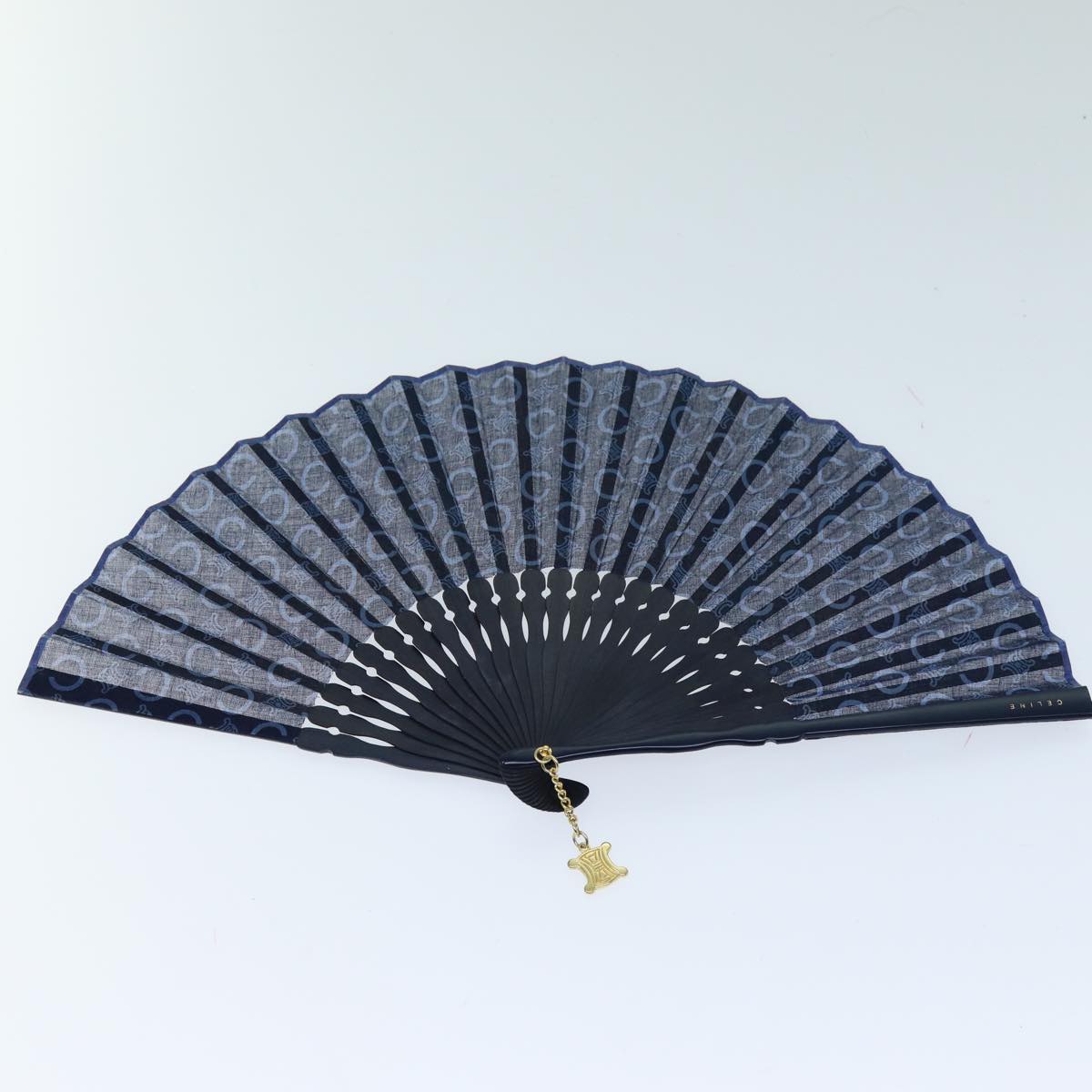 Luxury C Macadam Japanese Fan Navy Handbag Canvas Travel Bag