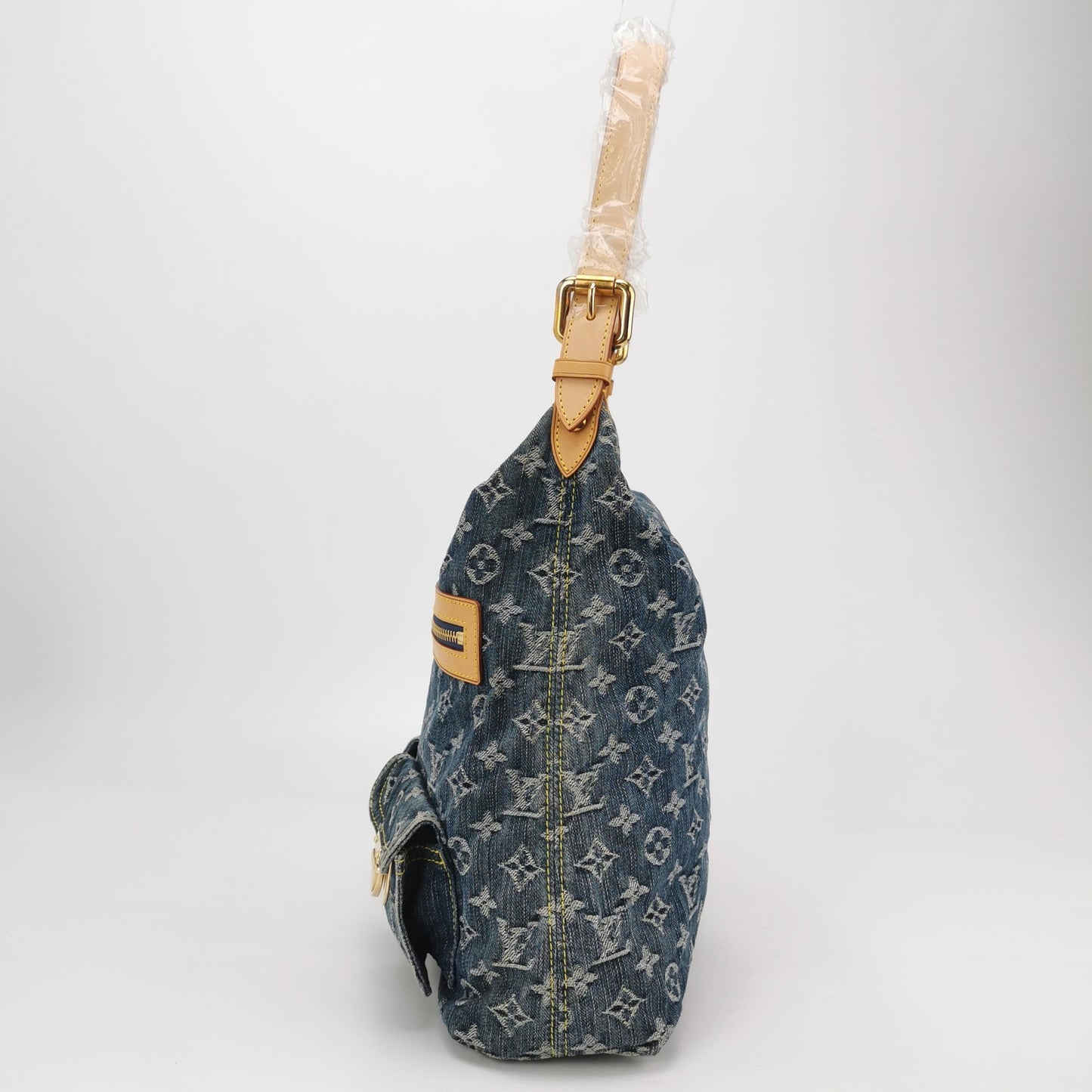 Louis Vuitton Denim Baggy GM Monogram Blue Shoulder Bag