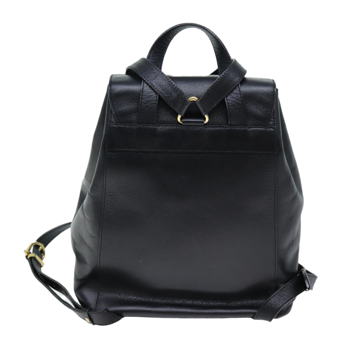 Luxury Backpack Handbag Leather Black