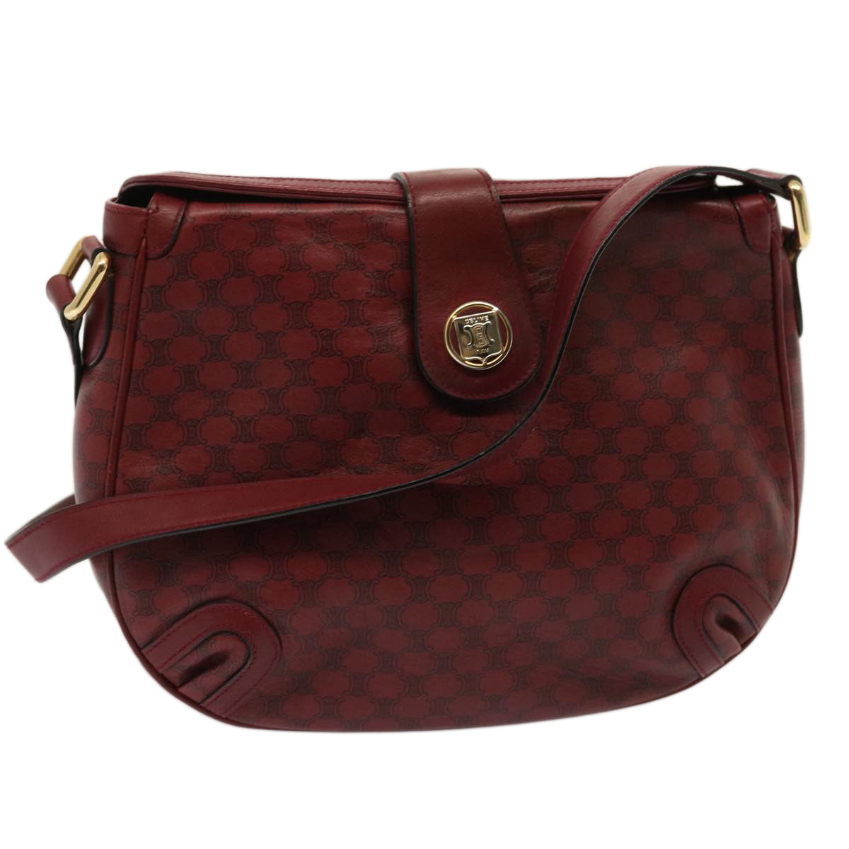 Luxury Macadam Shoulder Bag Canvas Red