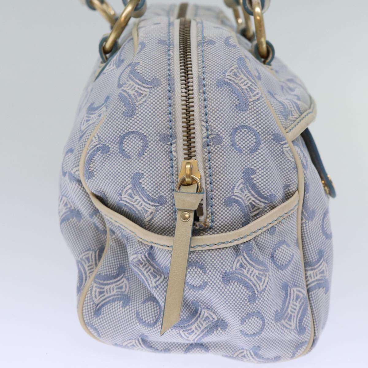 Luxury C Macadam Hand Bag Light Canvas Blue Travel Bag