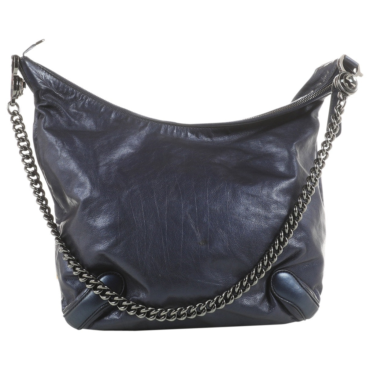 Gucci blue leather handbag