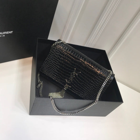 YSL Saint Laurent YSL Top Quality Kate Metop Qualityum Bag Black Chain Travel Bag 354119Dnd0N1000 2085