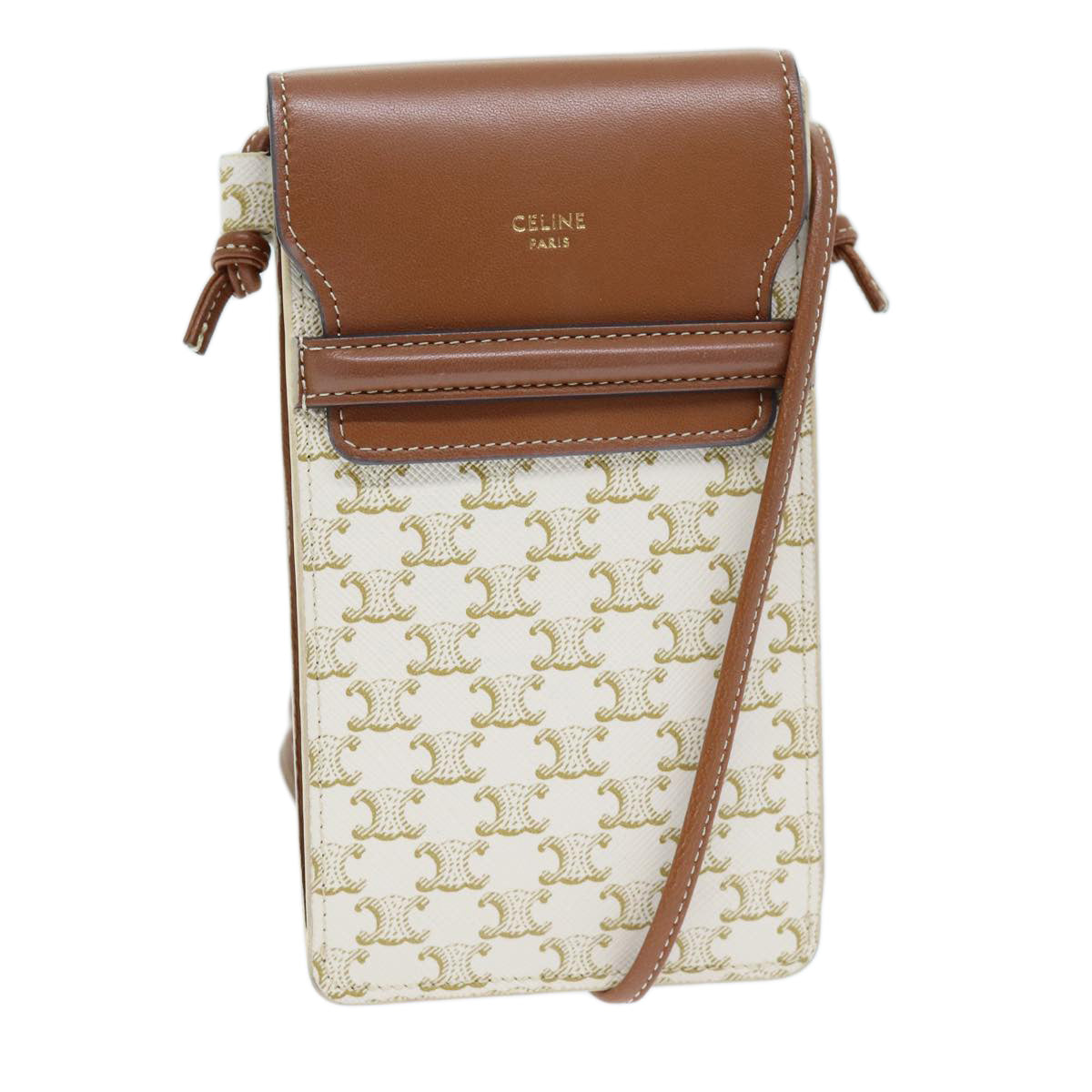 Luxury Triomphe Shoulder Pouch Pvc Whe Handbag Leather Shoulder Bag