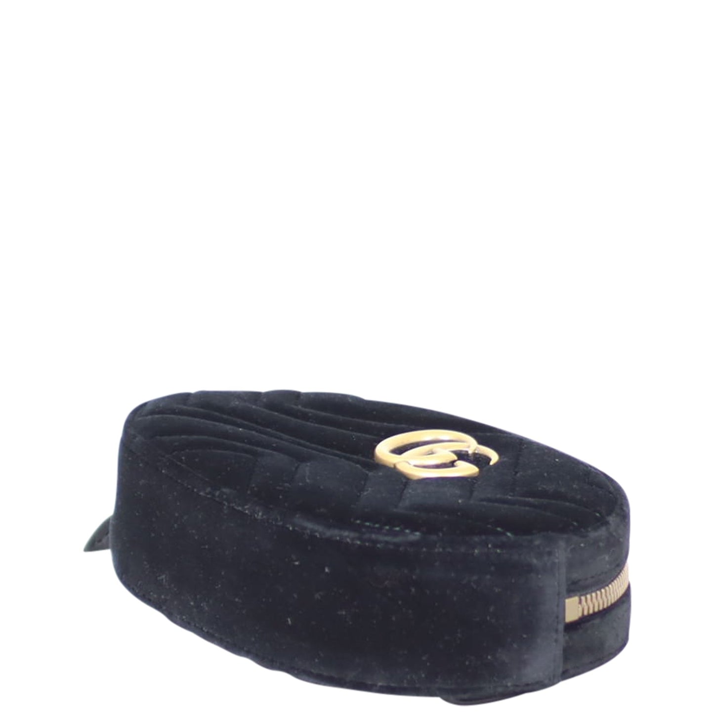 Gucci GG Marmont Matelasse Velvet Belt Bag