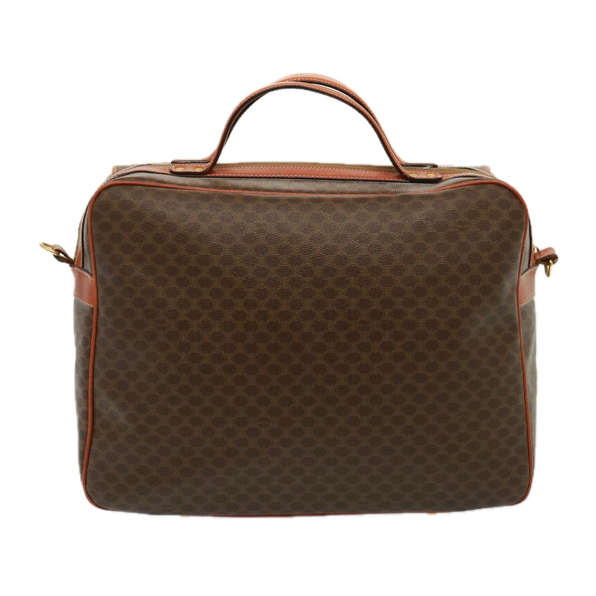 Luxury Macadam Boston Bag Pvc Way Canvas Brown Travel Bag
