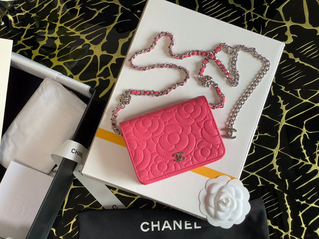 Chlwoc Camellia Pinike Bag For Women Crossbody Bag
