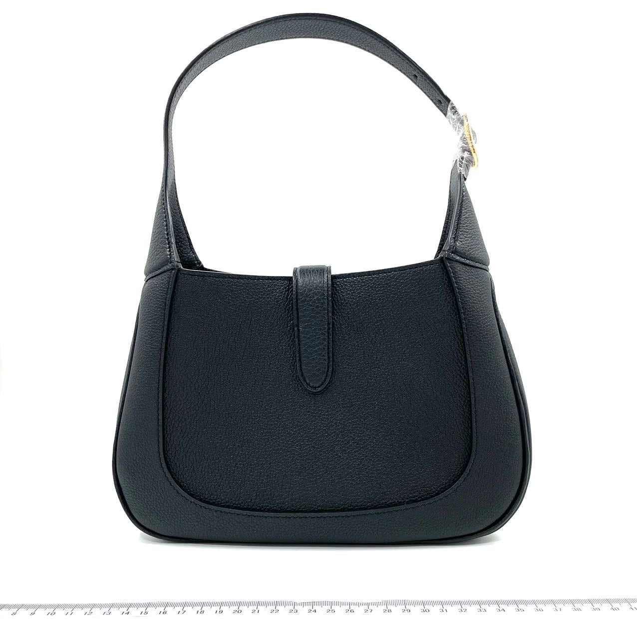 Gucci Jackie Pebbled Leather Black Small Travel Bag