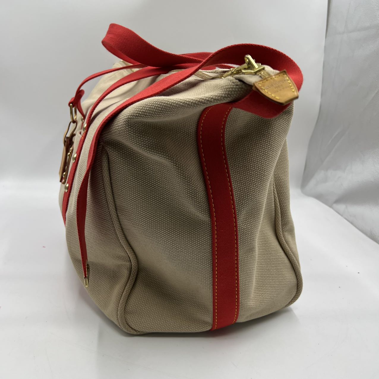 Louis Vuitton Sac Weekend Beige Fashion Accessory