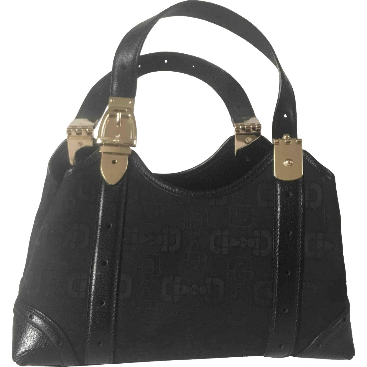 Gucci black cloth handbag