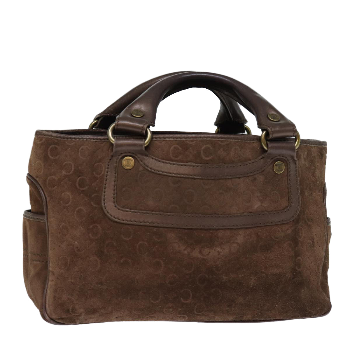 Luxury C Macadam Hand Bag Canvas Brown Travel Bag