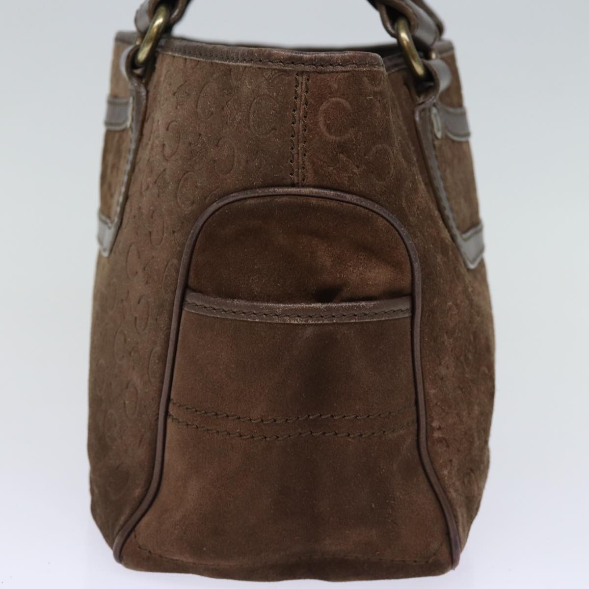Luxury C Macadam Hand Bag Canvas Brown Travel Bag