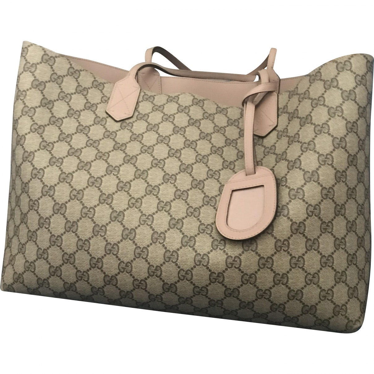 Gucci pink cloth handbag