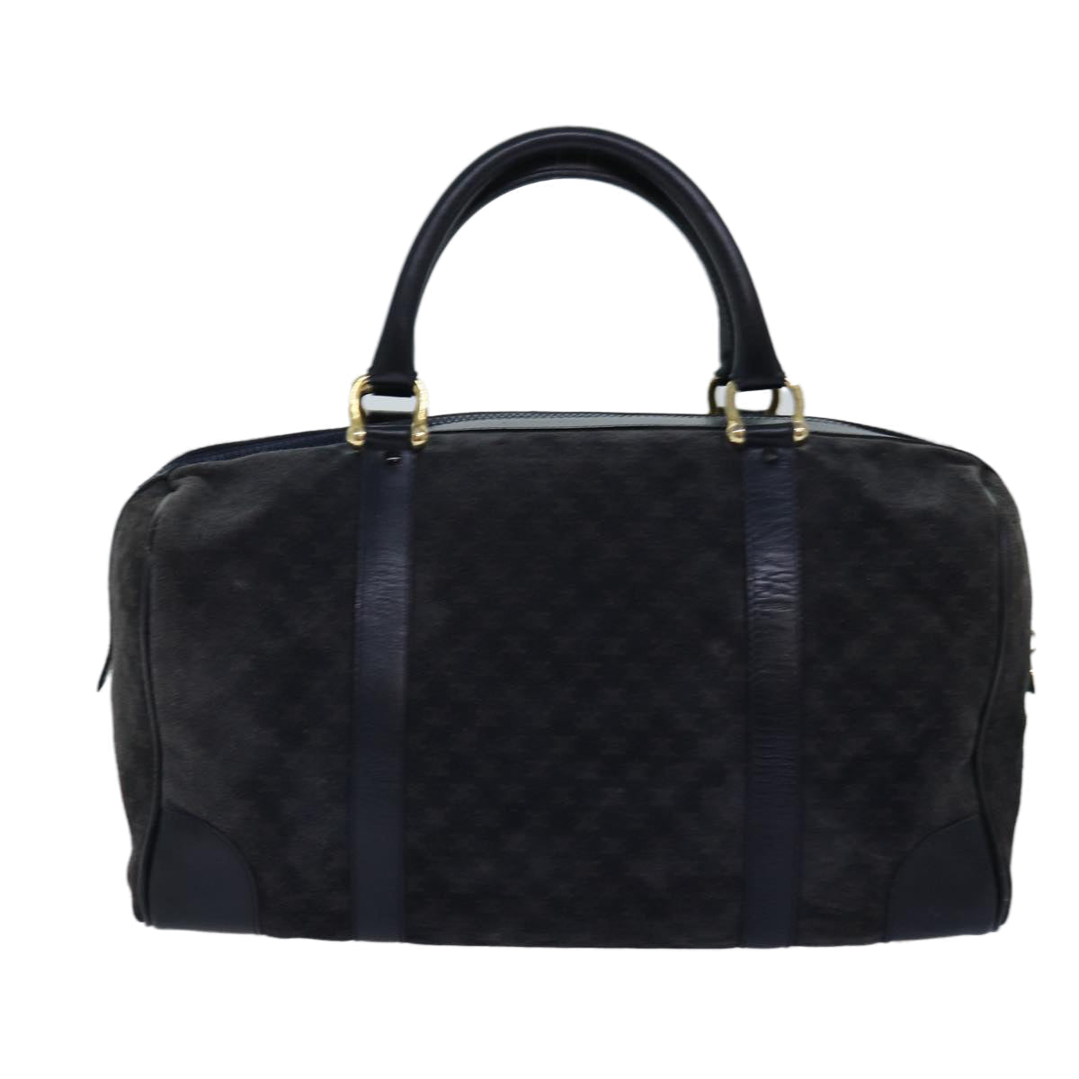 Luxury Macadam Boston Bag Canvas Black Travel Bag