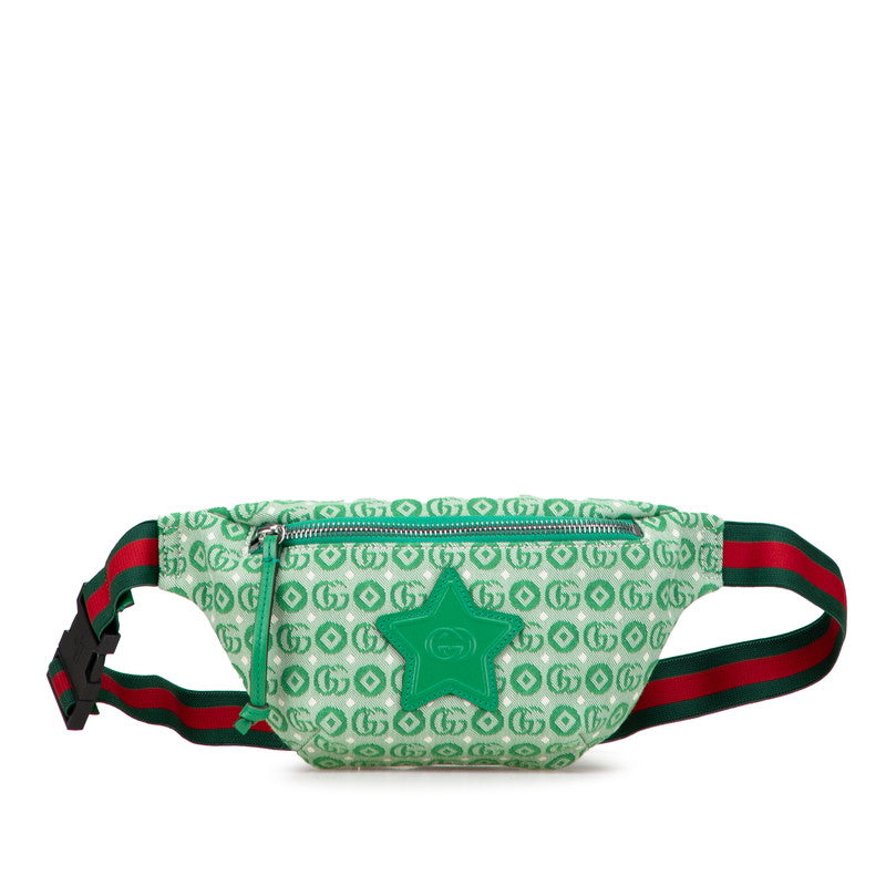 Gucci Star Waist Bag Leather Canvas Travel Bag Bag 3