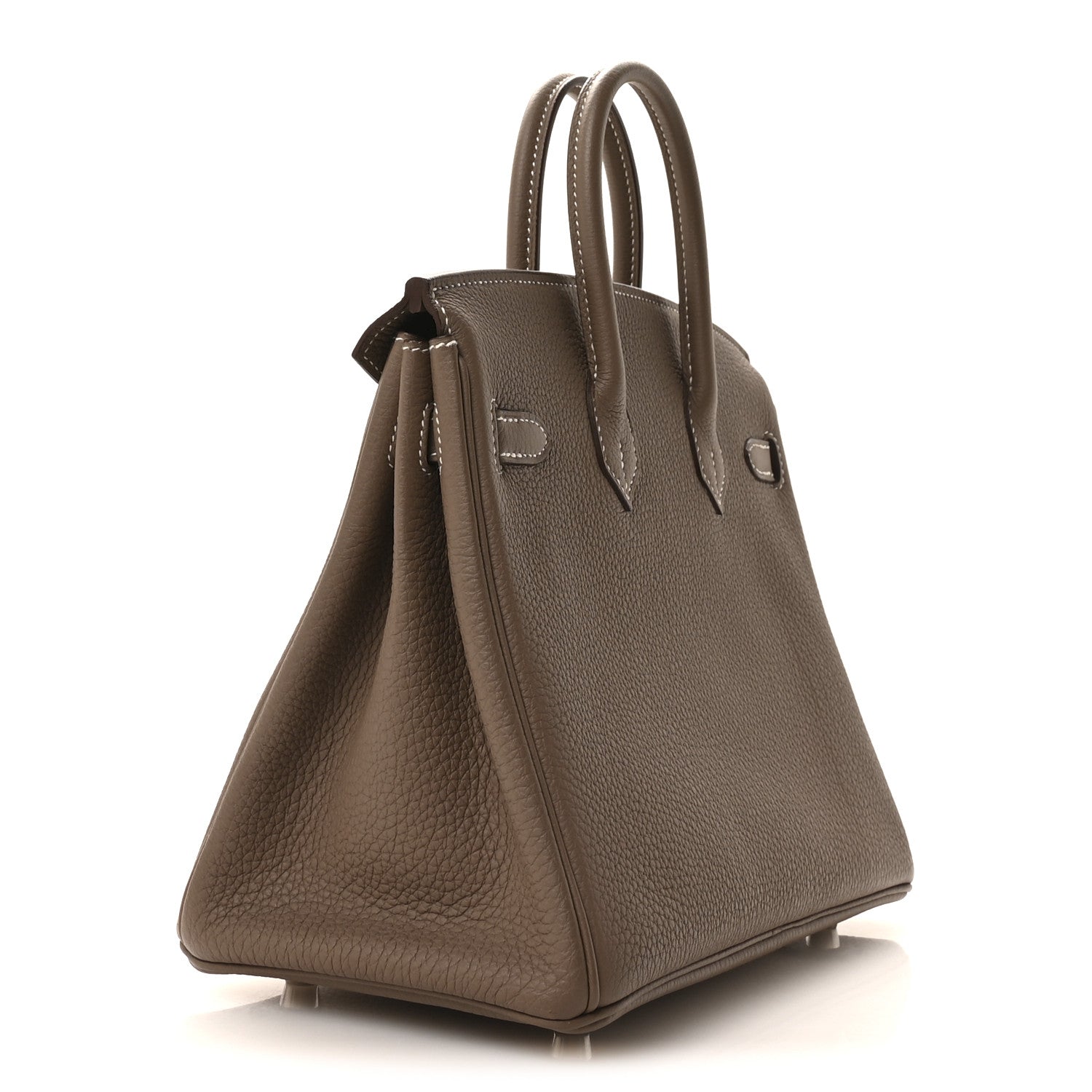 Hermes Togo Birkin Etoupe Handbag Travel Bag 25 Etoupe 1737103