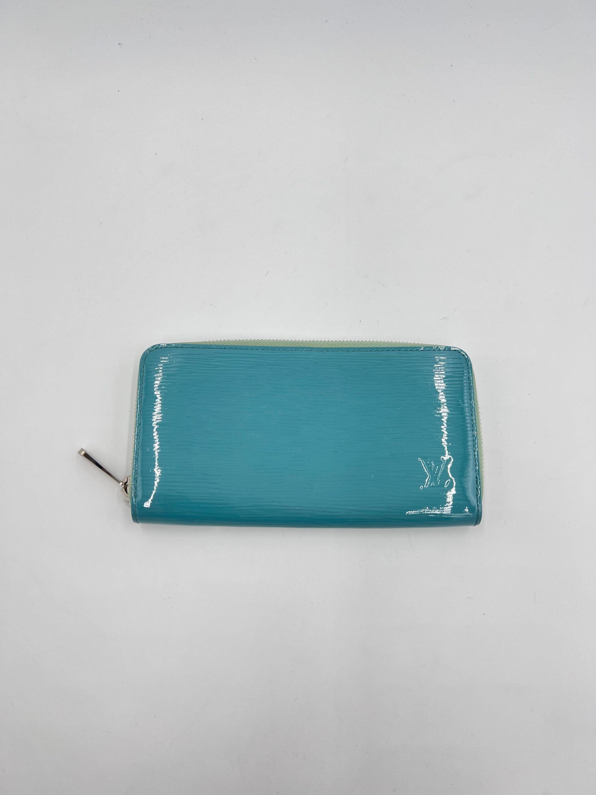 Zippy leather wallet Louis Vuitton Blue in Leather