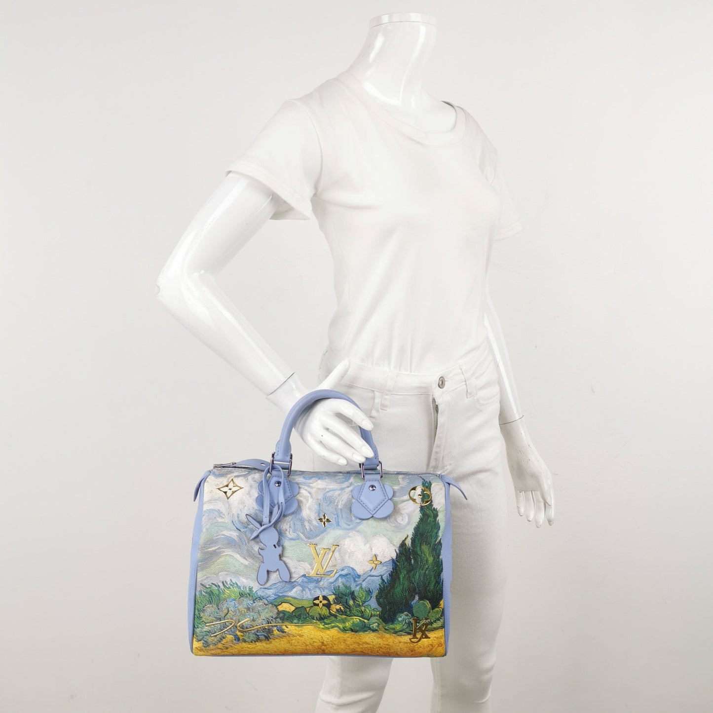 Louis Vuitton x Jeff Koons Speedy 30 Van Handbag Bag 4