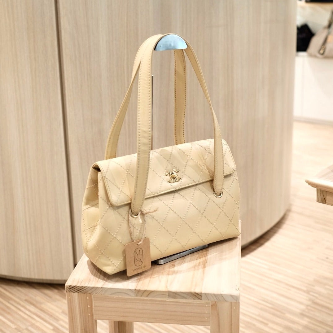 Chanel   flap tote bag