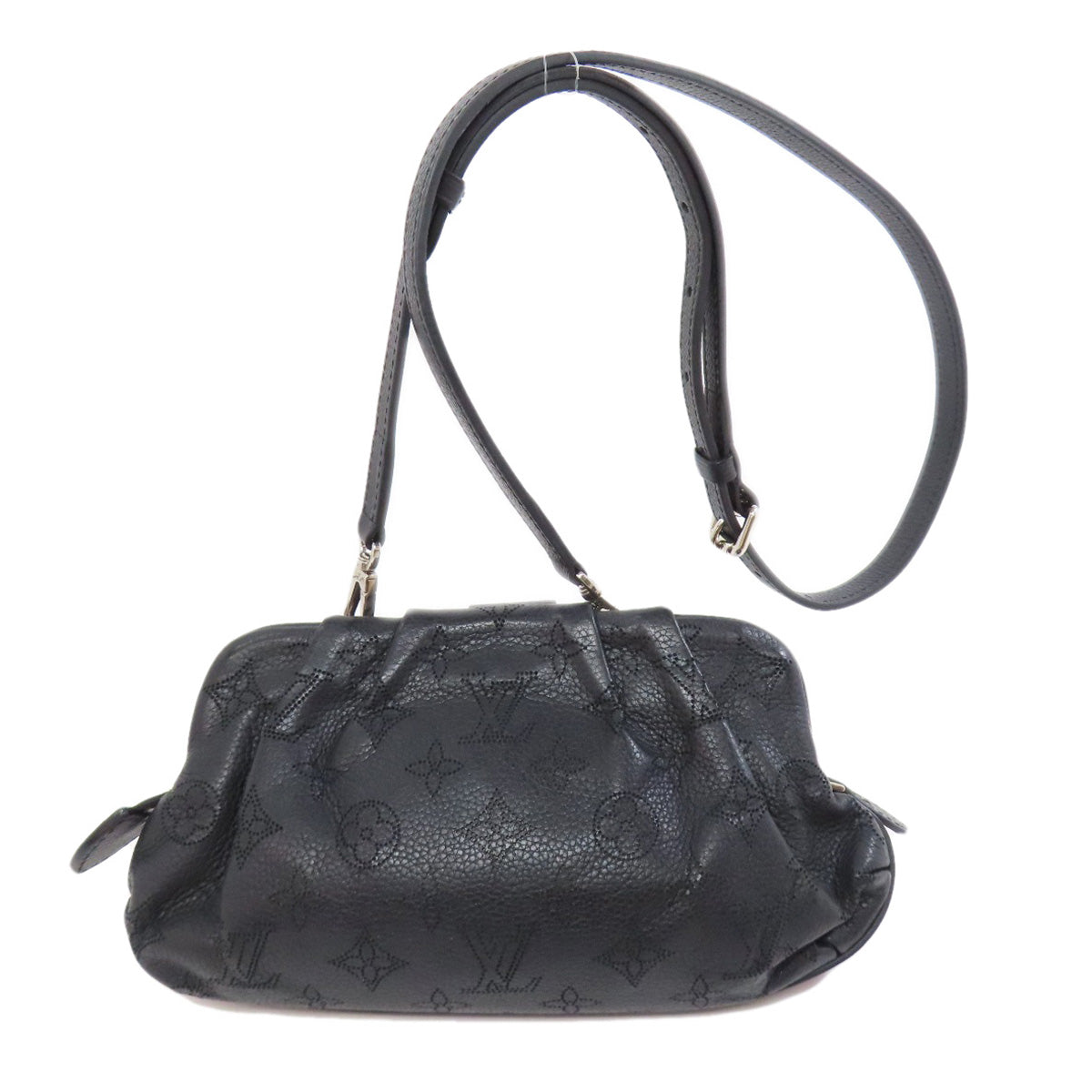 Louis Vuitton M80093 Mahina Scala Leather Black Mini Shoulder Bag