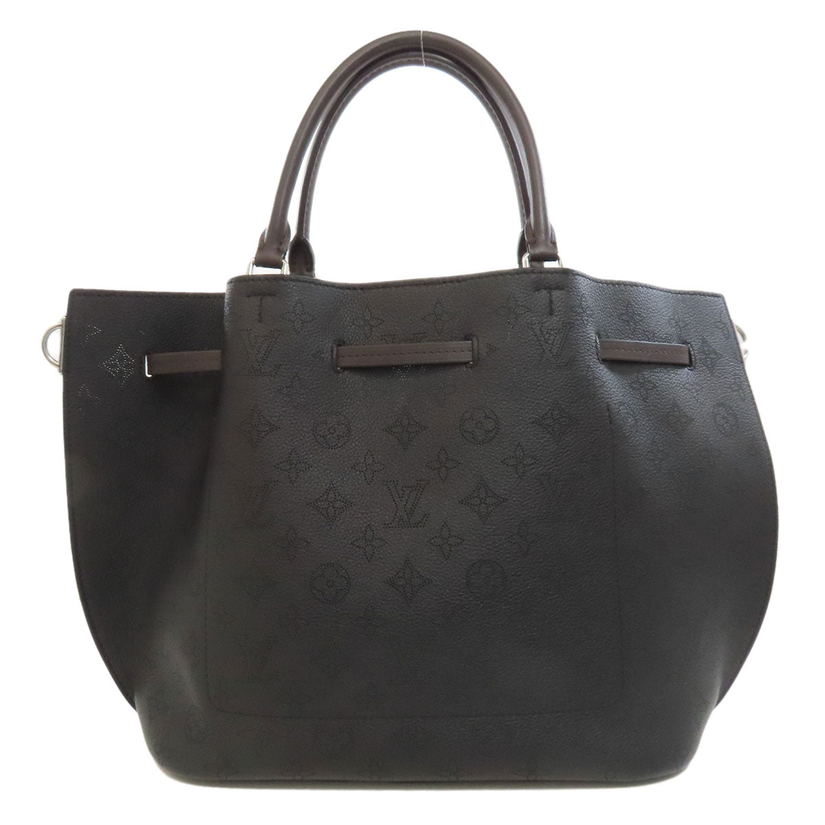 Louis Vuitton M54402 Mahina Giroratta Leather Black Tote Bag
