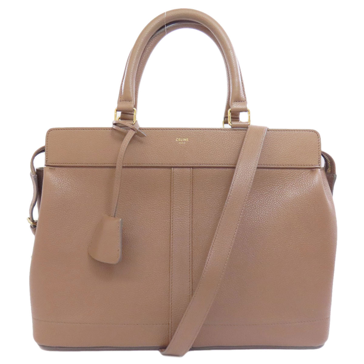 Tote Bag Caba De France Way Women Leather Beige