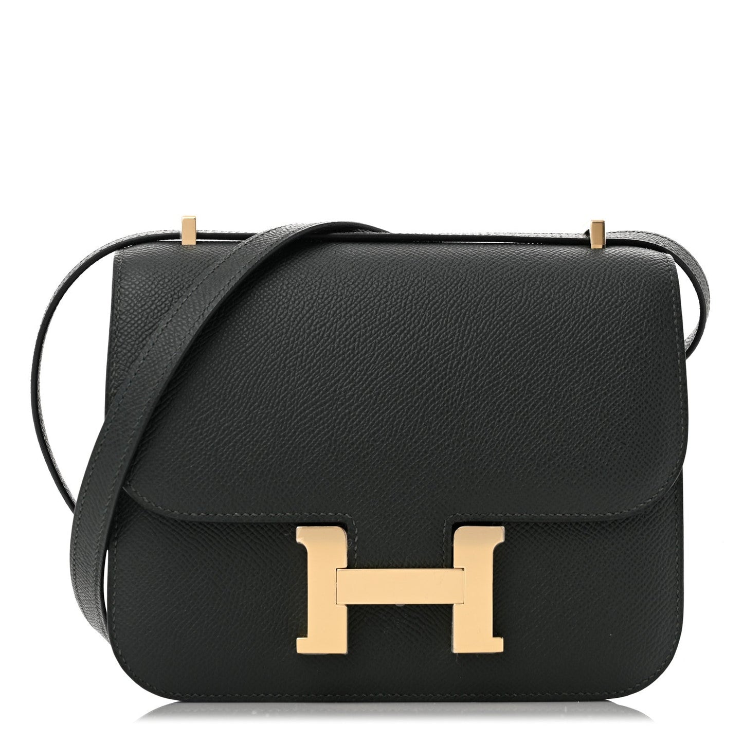 Hermes Epsom Constance Vert Fonce Handbag Travel Bag