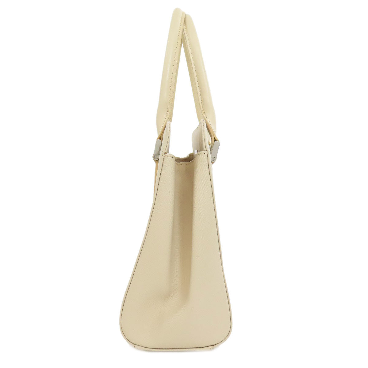 Burberry Pvc Women Handbag Beige Logo Travel Bag