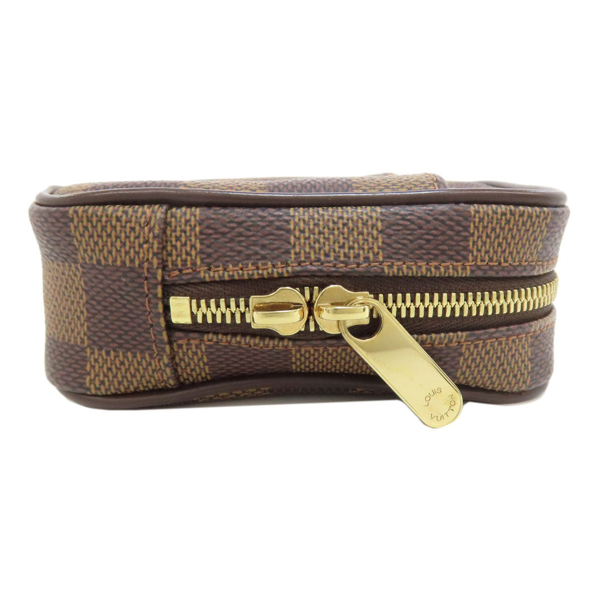 Louis Vuitton Accessory pouch N61738 Damier Etui Canvas Brown Handbag