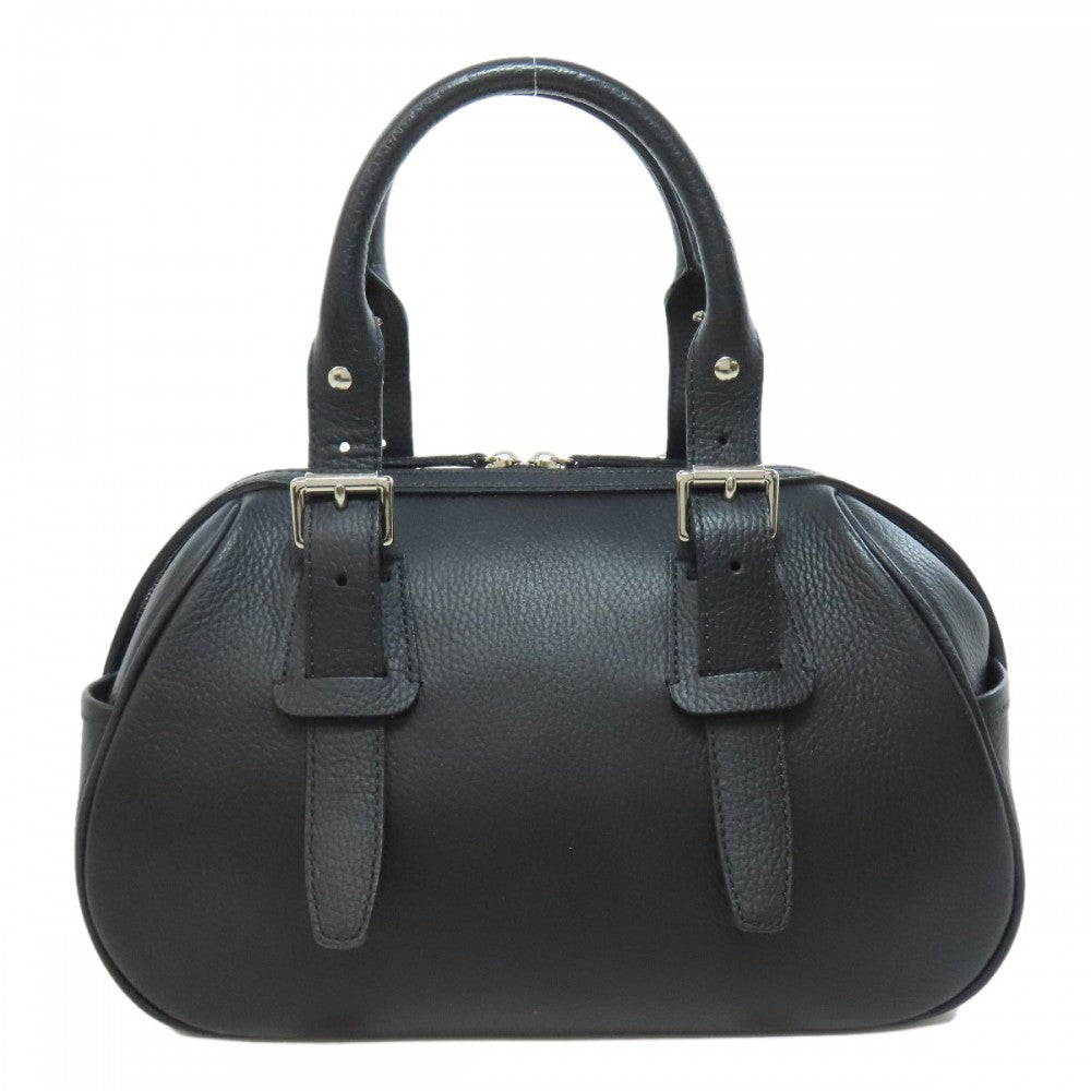 Burberry 75208046 Leather Black Logo Travel Bag