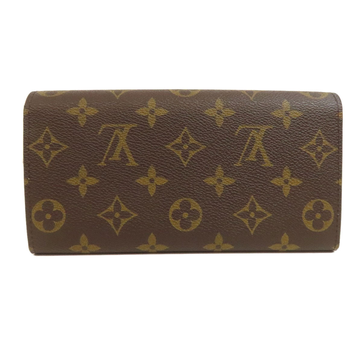 Louis Vuitton Long Purse M60415 Portefeuille Sarah Monogram Canvas Brown Wallet Case