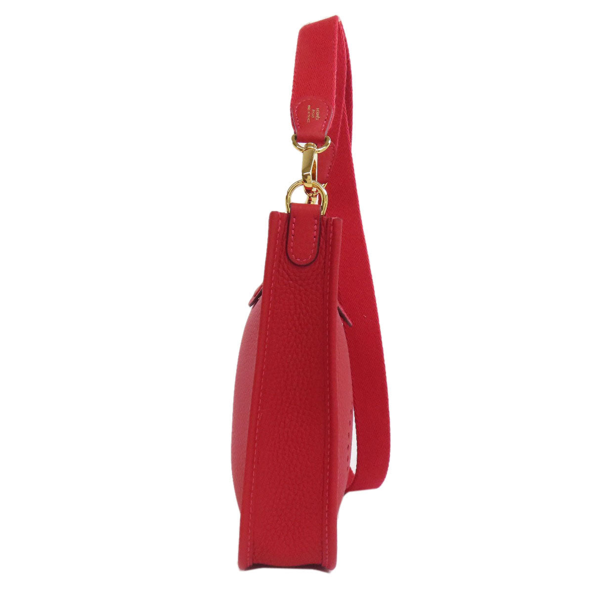 Shoulder Bag Taurillon Clemence Evelyn Tpm Metal Red Gold