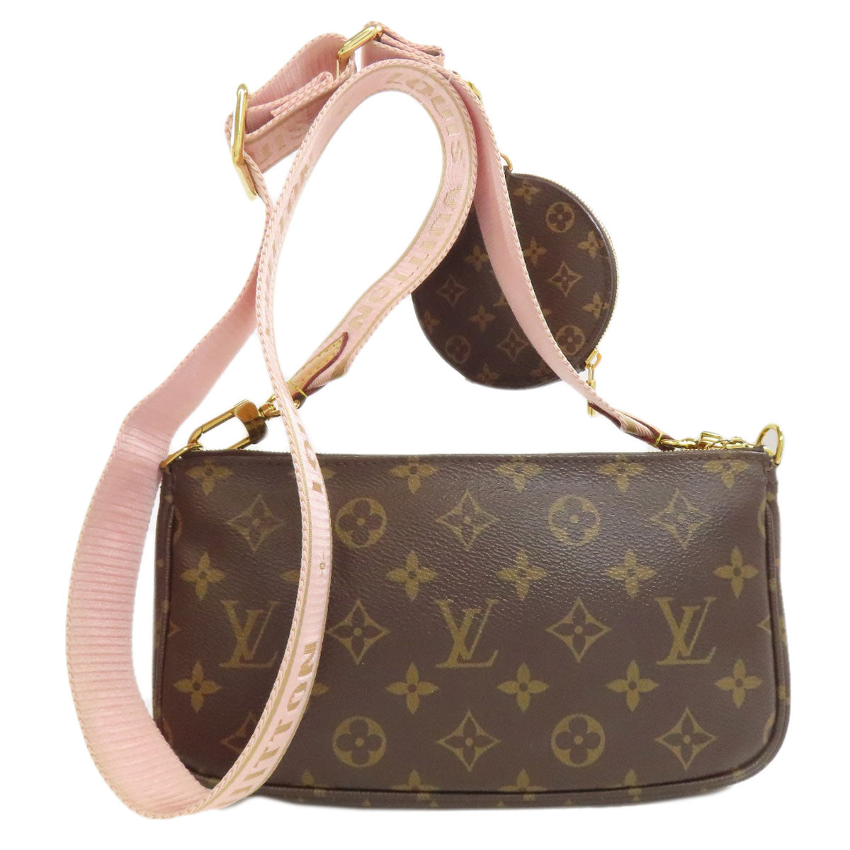 Louis Vuitton M44840 Multi Pochette Accessoires Monogram Canvas Brown Shoulder Bag