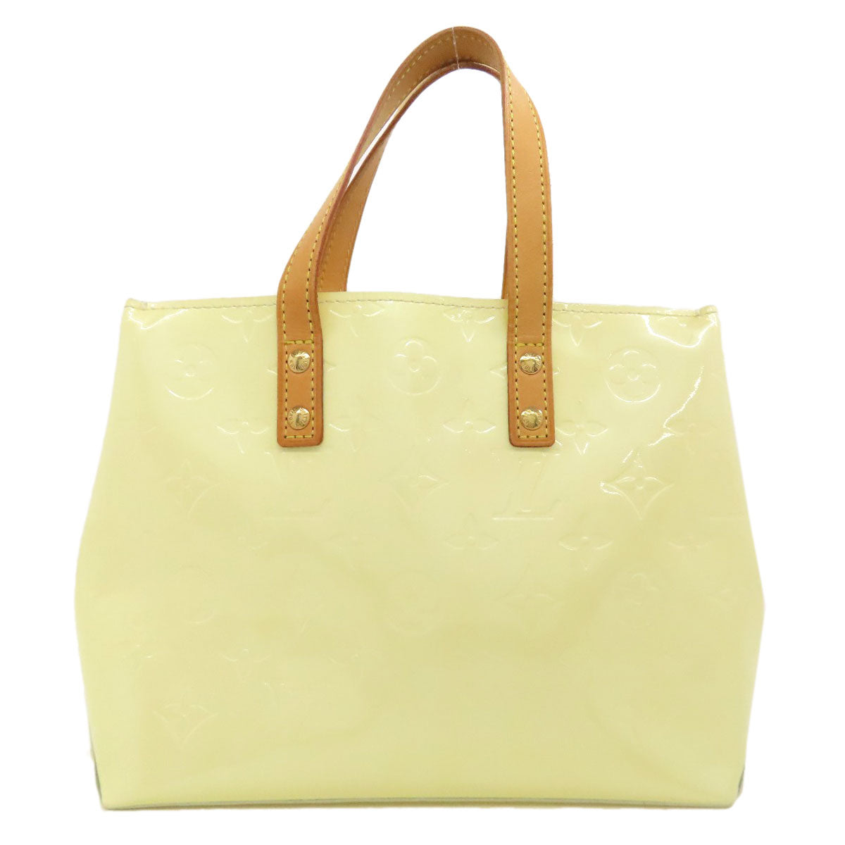 Louis Vuitton M91336 Vernis yellow Lead PM Handbag