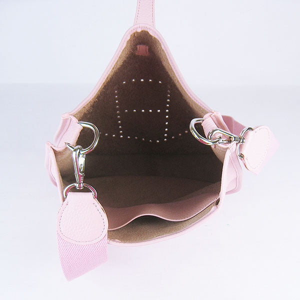 Hermes Luxury Evelyne I Handbag Pink Travel Bag