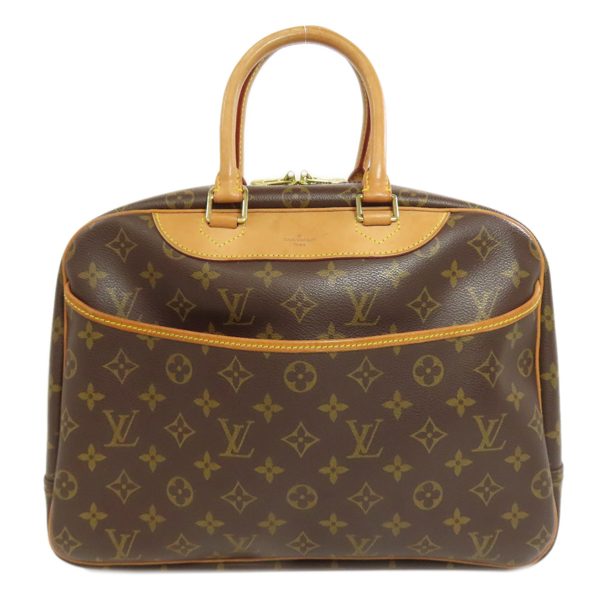 Louis Vuitton M47270 Deauville Monogram Canvas Brown Handbag 8