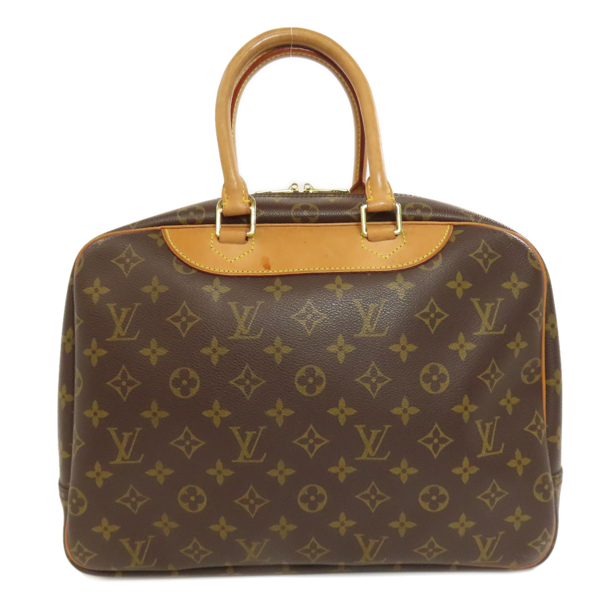 Louis Vuitton M47270 Deauville Monogram Canvas Brown Handbag 8