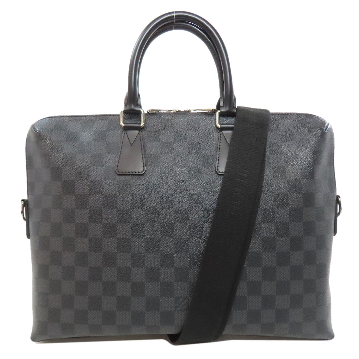 Louis Vuitton Business N48224 Damier Porto Documan Canvas Gray Handbag