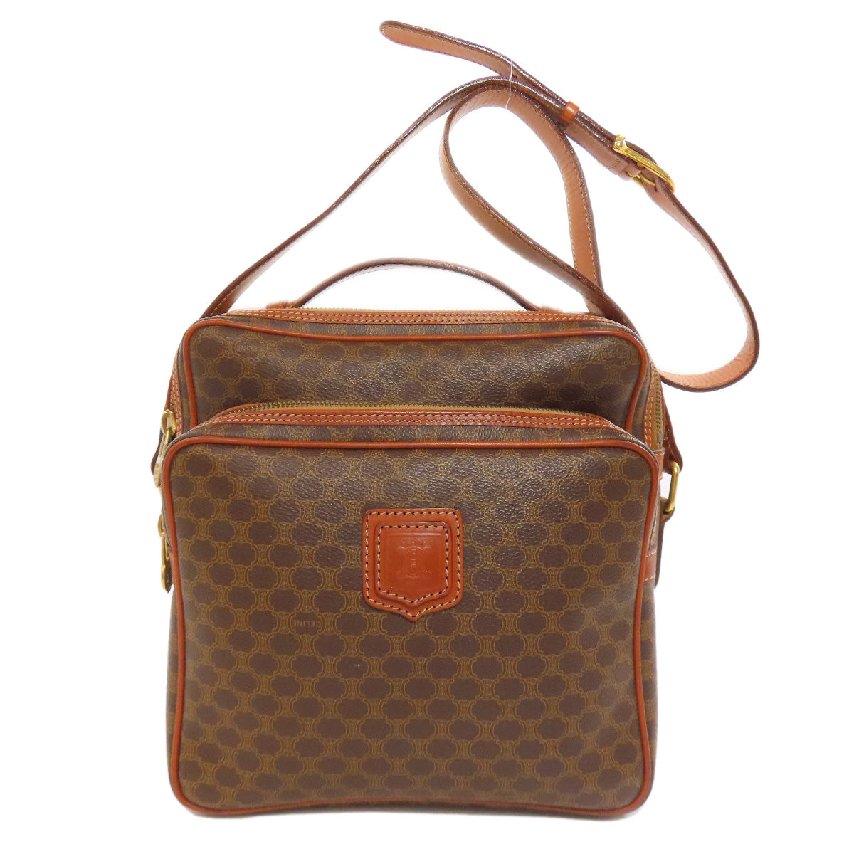 Shoulder Bag Pvc Macadam Way Women Brown