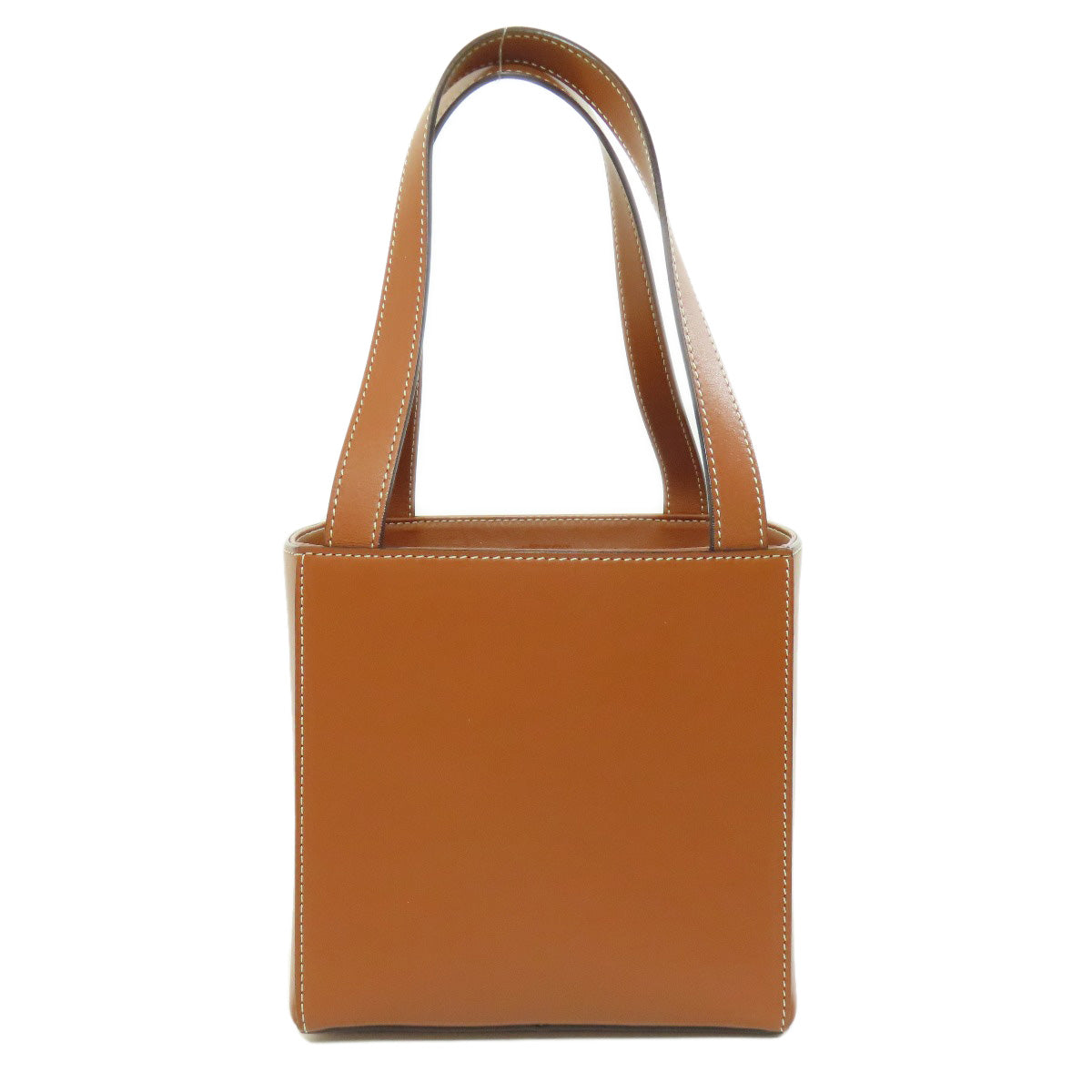 Calfskin Cube Bag Brown Travel Bag