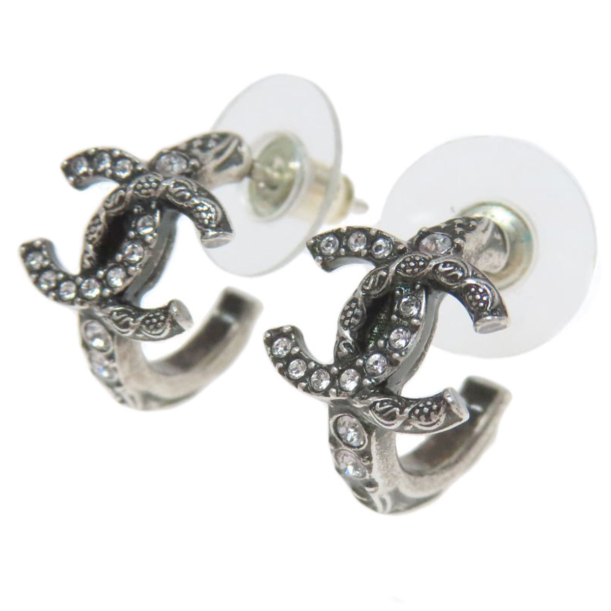 Chanel Pierce Silver Jewelry 7
