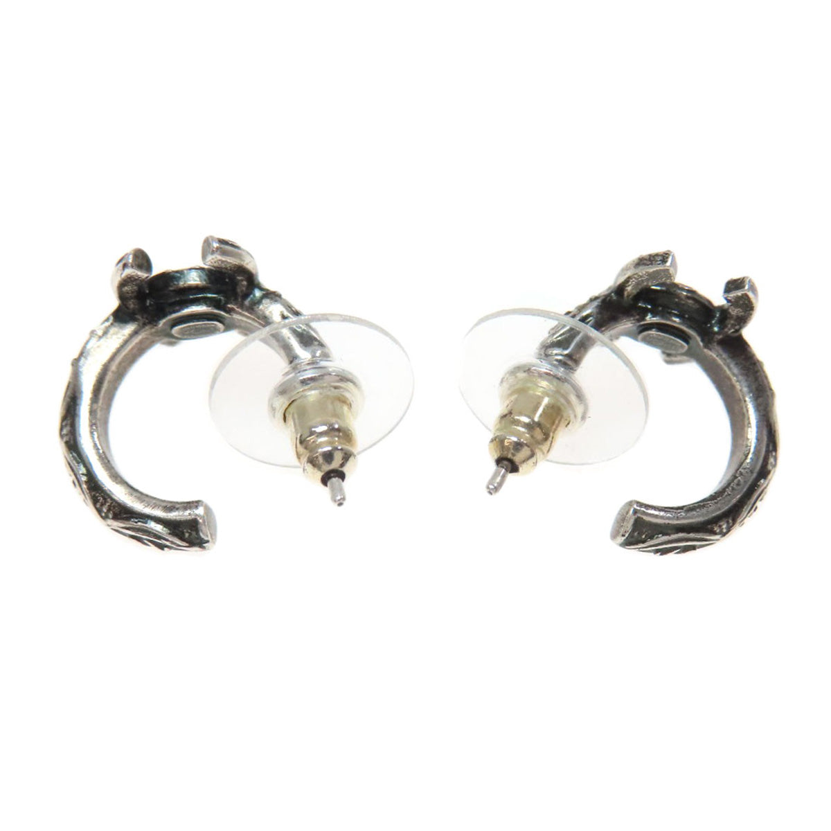 Chanel Pierce Silver Jewelry 7