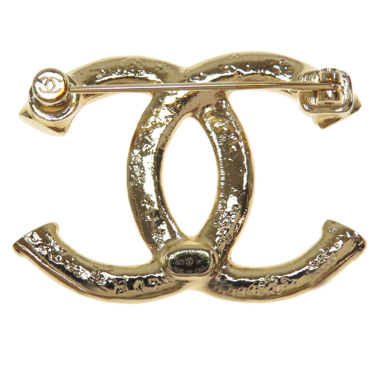 Chanel Brooch Gold Handbag 26