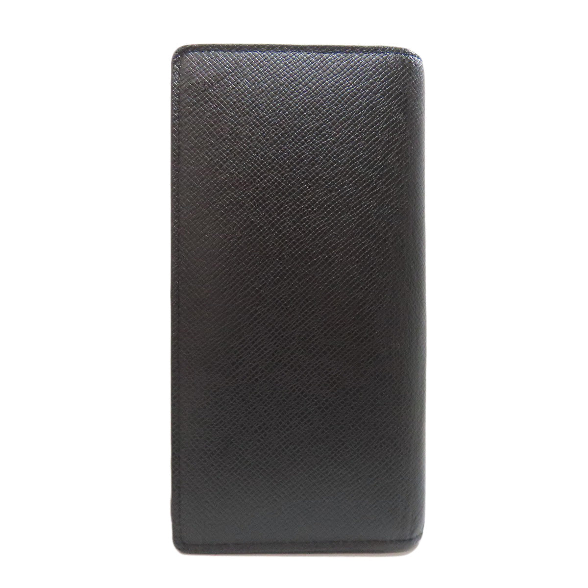 Louis Vuitton Long Purse M32654 Taiga Portefeuille Leather Black Wallet Case