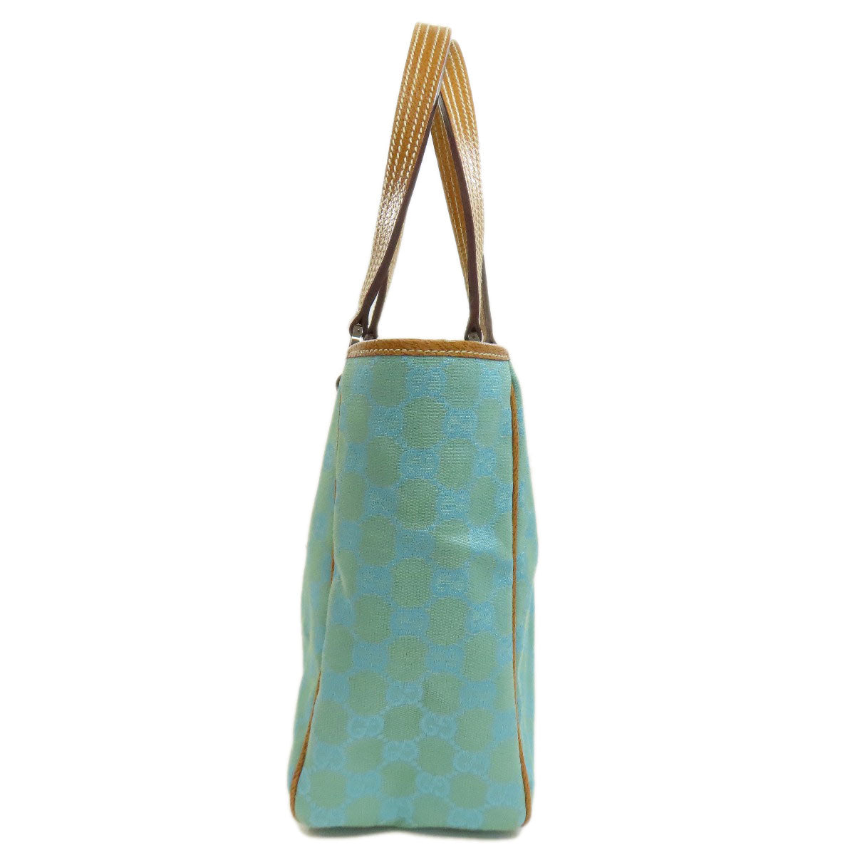 Gucci GG Canvas Green Tote Bag